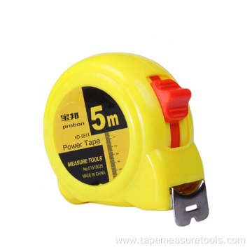 Self-locking stainless steel measuring tape